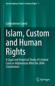 Buch Cover Reihe Interdisciplinary Studies "Islam, Custom and Human Rights"